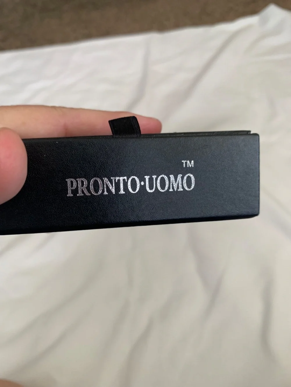 Pronto Uomo Cufflinks & Stud Button Sets Silver + Gold tone/Black